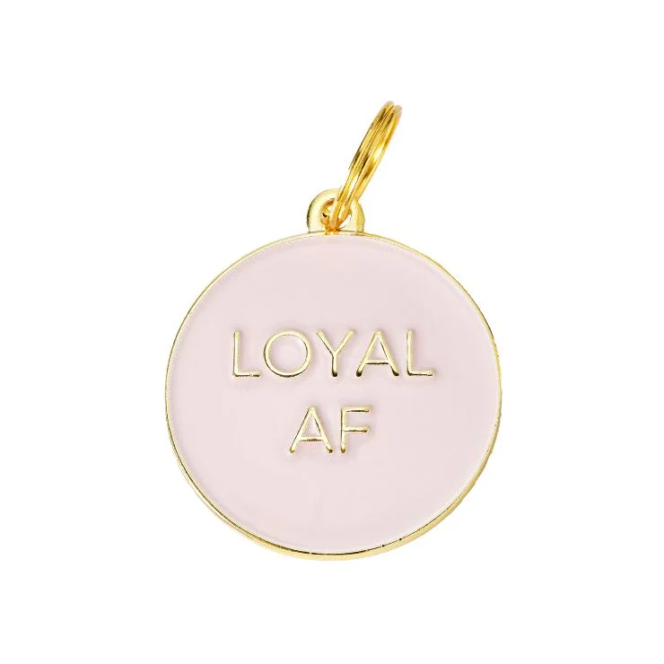 - Postoperative pet anti-licking Elizabethan collarLoyal AF - Pink - Pet ID Tag