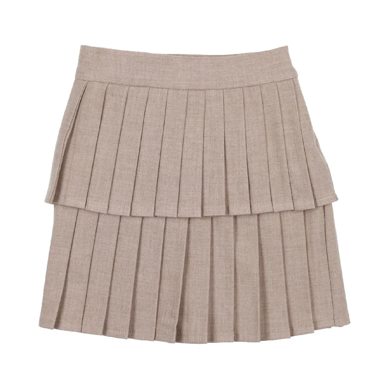 - Dog anti-slip matCoco Blanc Heathered Oatmeal Layered Skirt