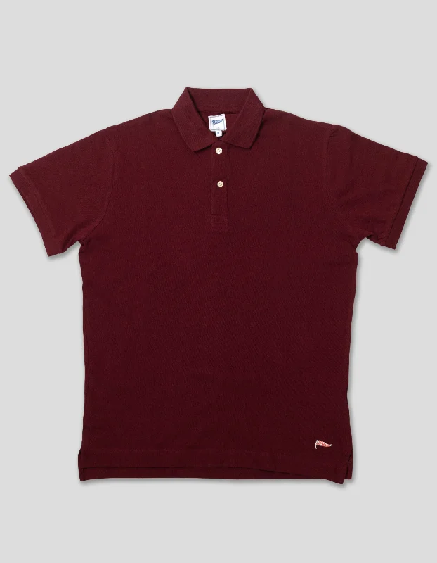 - Climbing pet constant temperature heating padPIQUE POLO SHIRT - BURGUNDY
