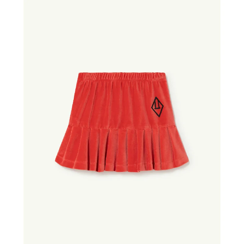 - Pet tear stain cleaning wipesThe Animals Observatory Red Logo Velvet Bird Skirt