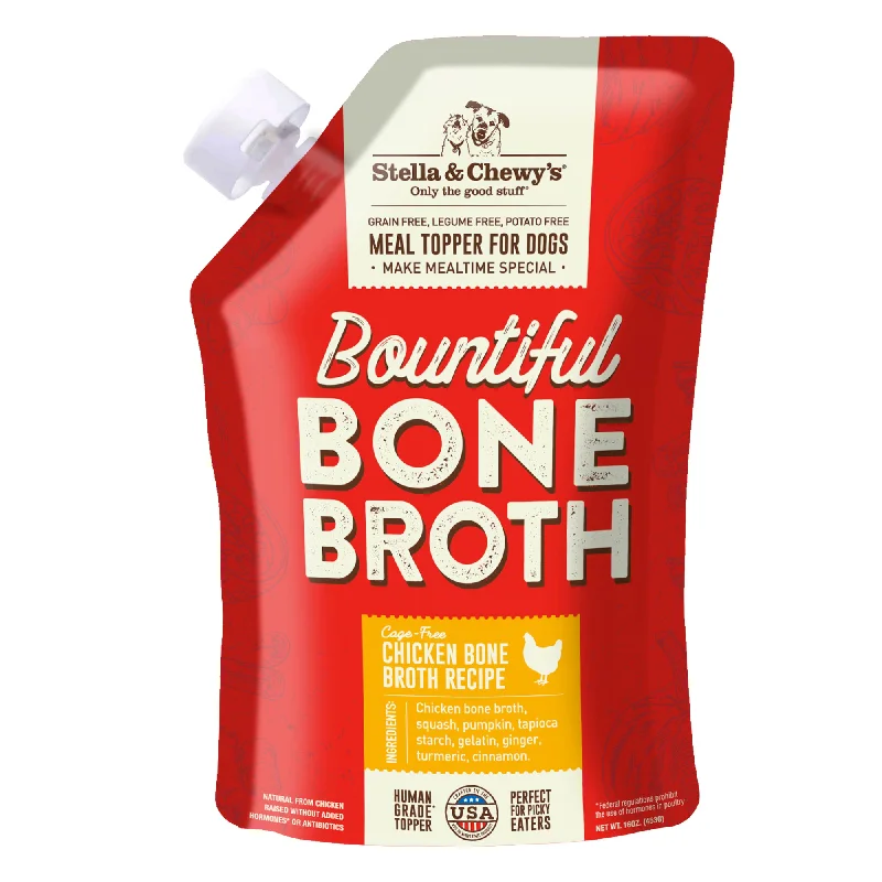 - Dog food online shopping recommendationStella & Chewy's Bountiful Bone Broth Cage Free Chicken Bone Broth Recipe 16 Ounce Resealable Pouch - Dog food online shopping recommendationStella & Chewy's Bountiful Bone Broth Cage Free Chicken Bone Broth Recipe 16 Ounce Resealable Pouch