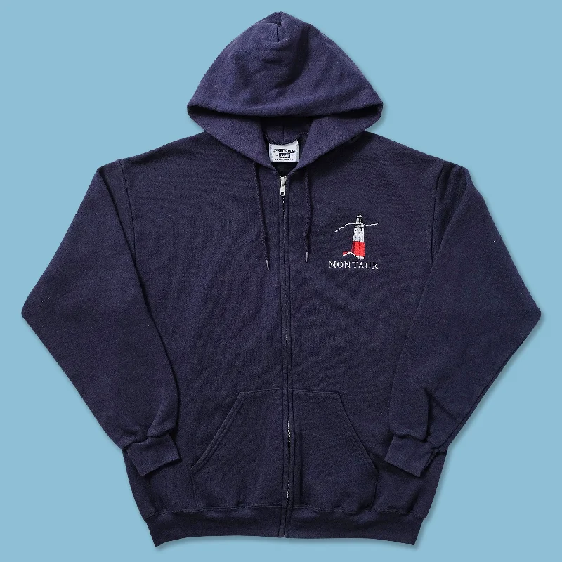 - Solid wood cat climbing frame customizedVintage Montauk Zip Hoody Medium