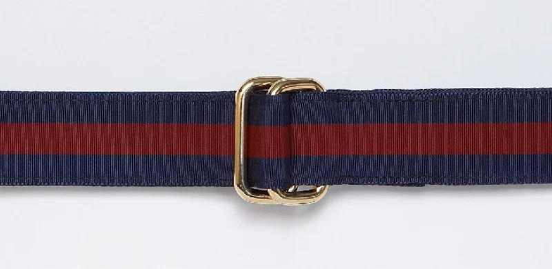 - Air box TSA certified check-inNAVY/WINE RIBBON BELT