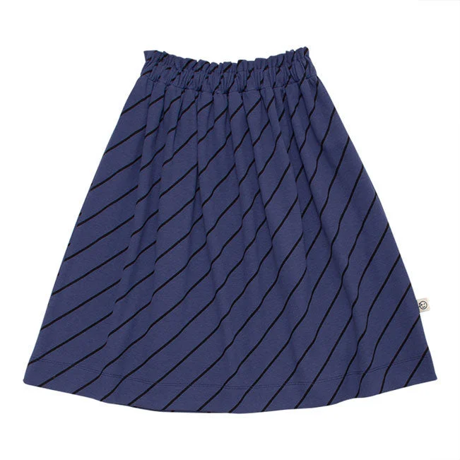 - Remote interactive pet feederWYNKEN Luna Skirt - Blue Diagonalonal Stripe