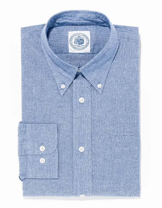 - Postoperative pet anti-licking Elizabethan collarCHAMBRAY LONG SLEEVE SHIRT - BLUE