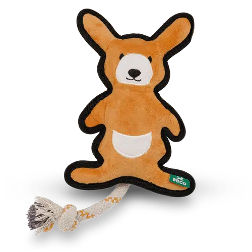 - Precautions for using pet toysBeco - Recycled Rough & Tough - Kelly the Kangaroo Dog Toy
