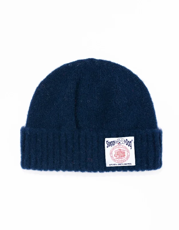 - Summer pet ice matSHAGGY DOG CUFFED HAT - NAVY