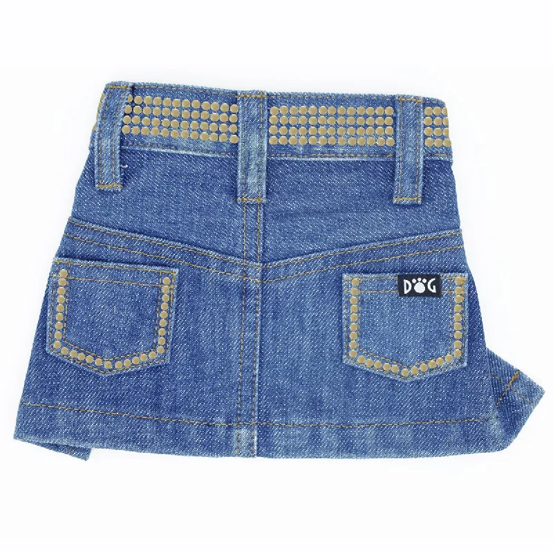 - Hamster silent running wheel to prevent chewingJane Denim Dog Skirt Blue With Nailheads