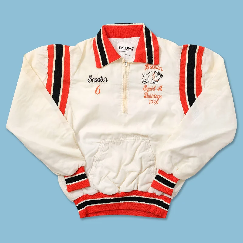 - Rabbit grass rack to prevent waste food boxWomen's 1989 Varsity Windbreaker XSmall