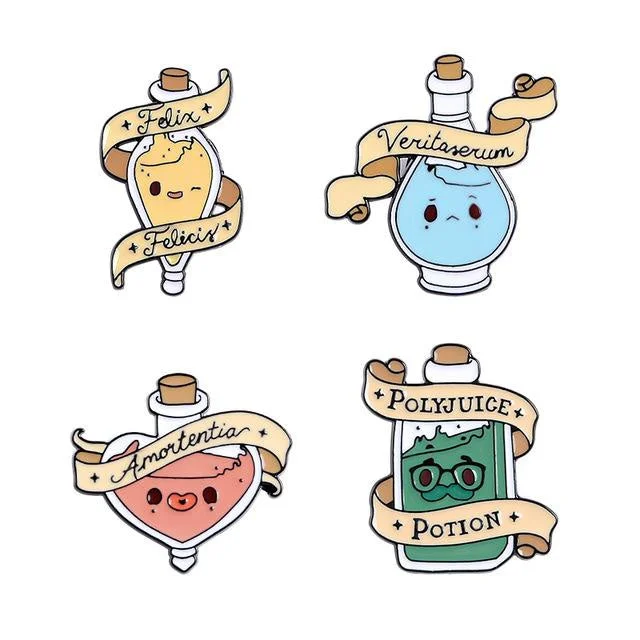  -Anti-scratch sofa protective coverMagical Potion Enamel Pins