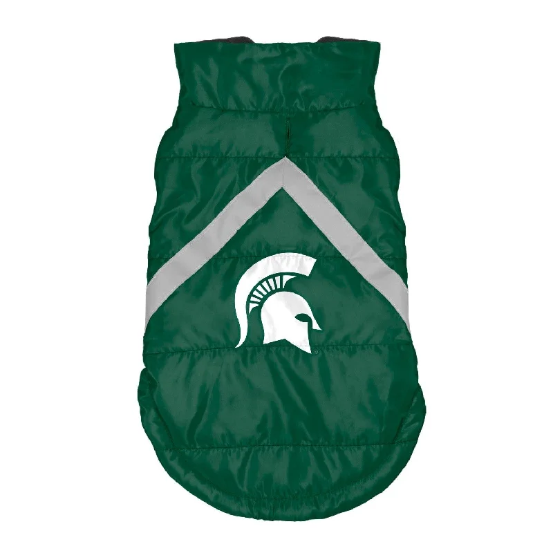 Pet winter warm clothesMichigan State Spartans Pet Puffer Vest
