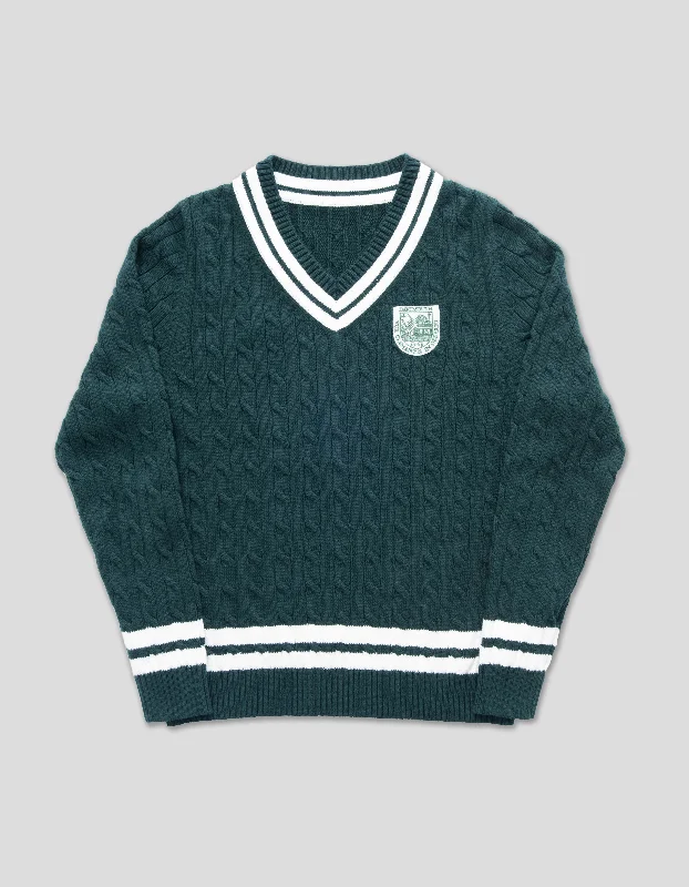 - Automatic temperature adjustment cat bedV NECK CRICKET SWEATER - DARTMOUTH