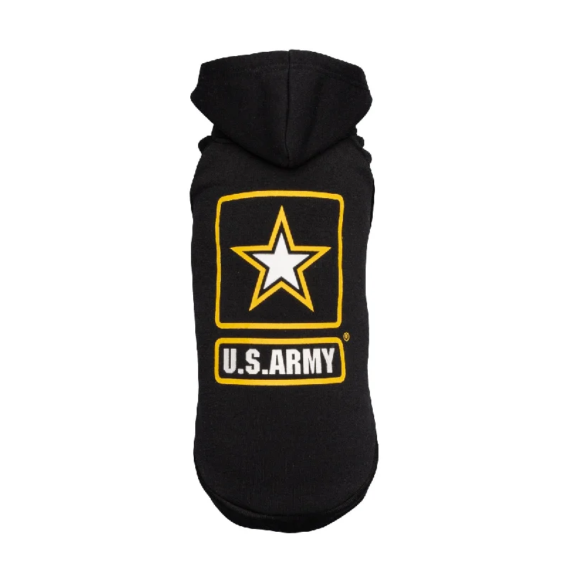 - Car dog seat beltUS Army Fleece Dog Hoodie Black