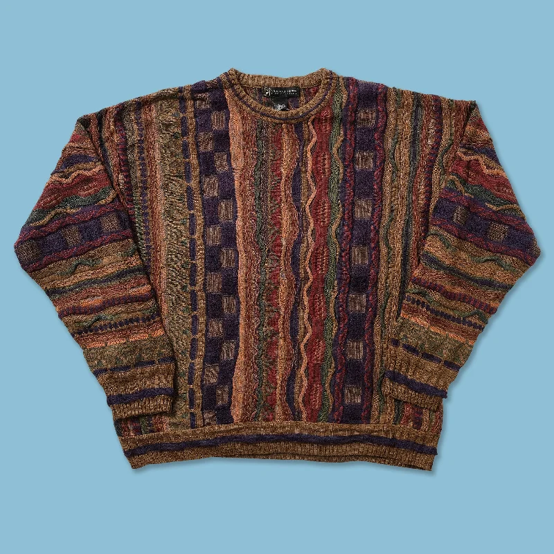  -Explosion-proof leash FOR LARGE dogsVintage Coogi Style Knit Sweater Medium