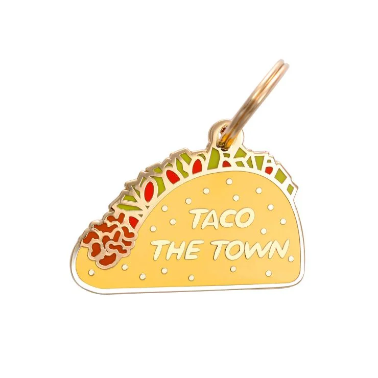 ---Taco the Town Pet ID Tag