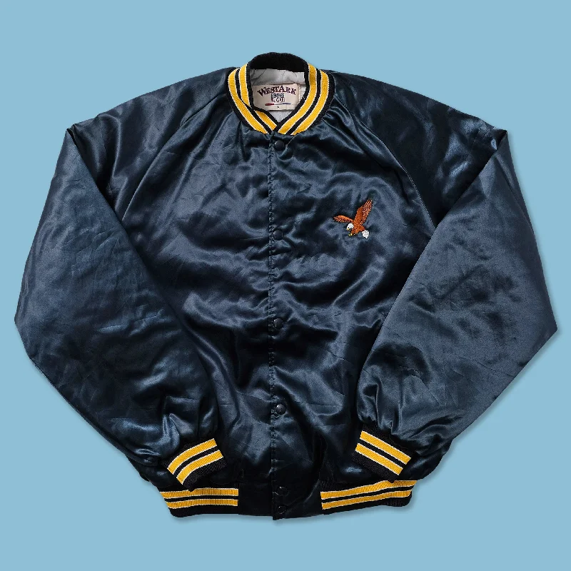 - Summer pet ice matVintage Satin Varsity Jacket Large