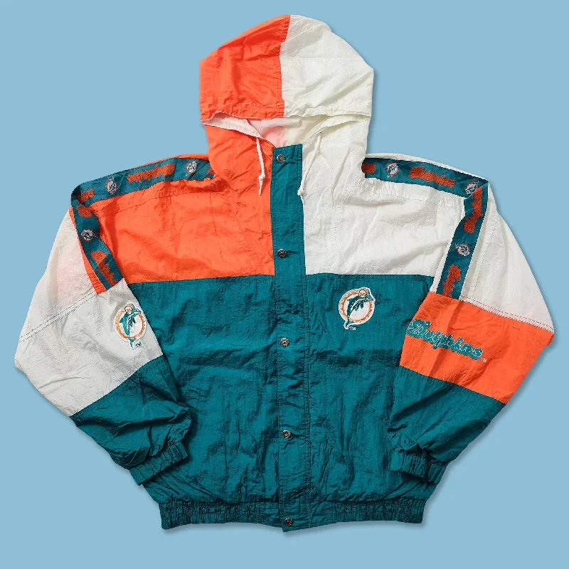---Vintage Miami Dolphins Light Jacket Large