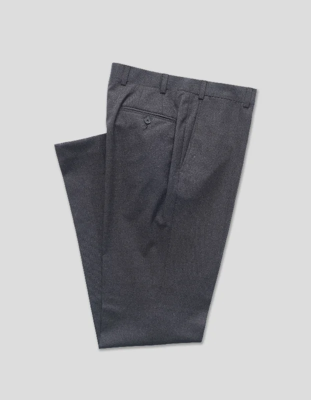 - Air box TSA certified check-inDARK BROWN TROPICAL WOOL TROUSERS