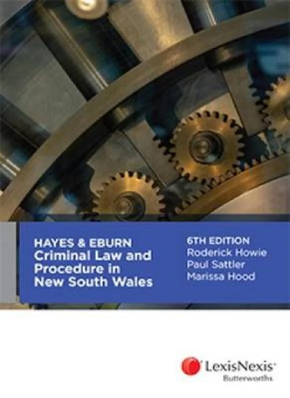 - Pet stroller can be taken on the planeHayes & Eburn Criminal Law and Procedure in New South Wales