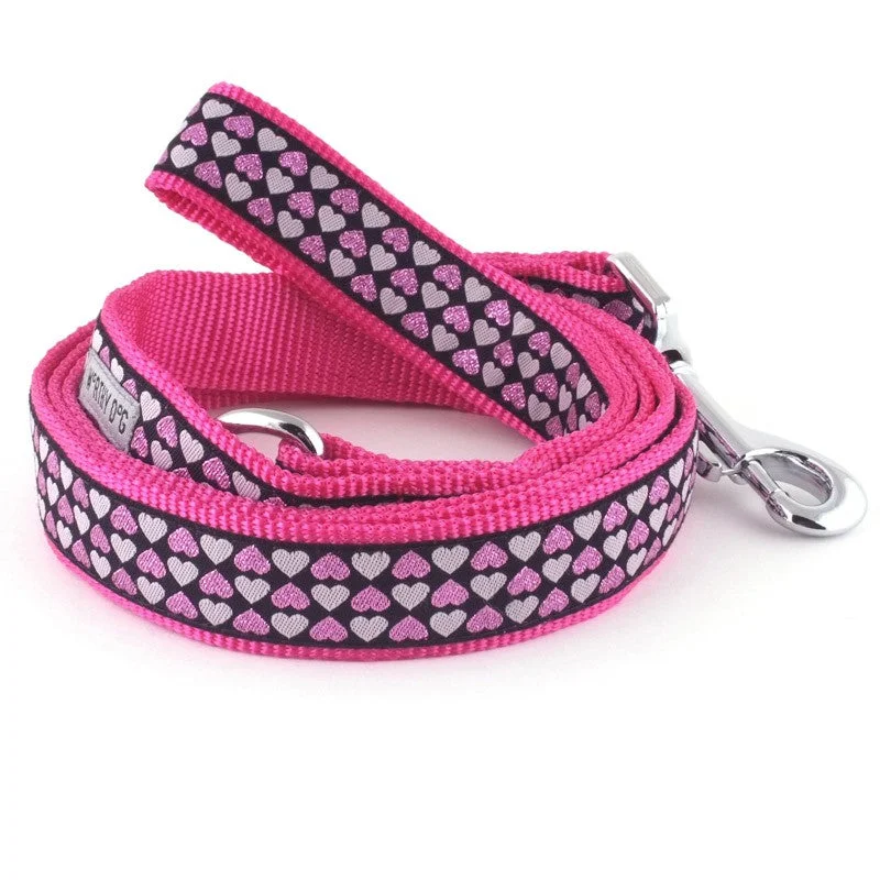  . **Dog muzzle is breathable**Hearts Dog Lead