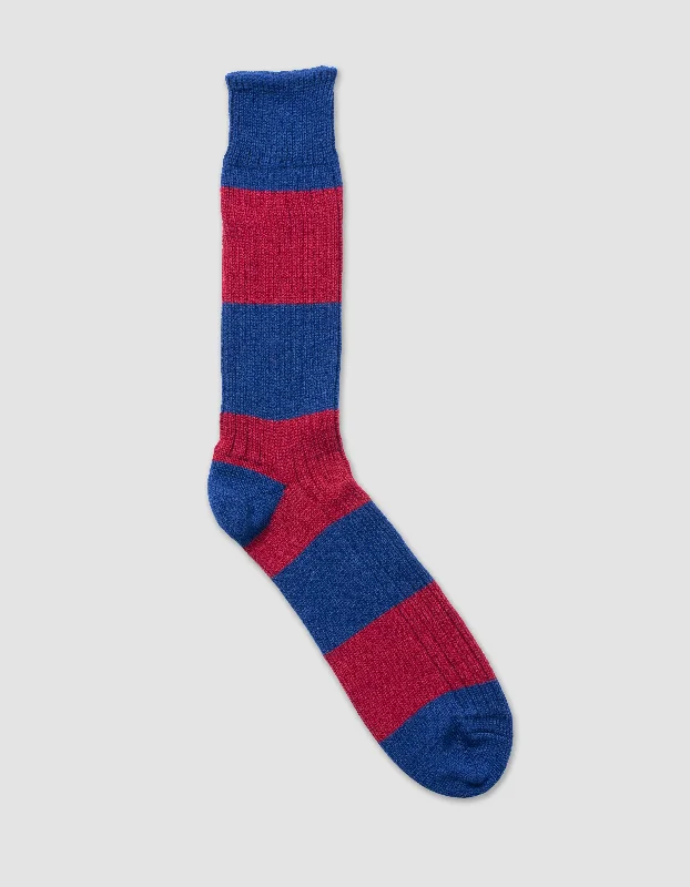 - Cat hair ball removal and hair removal creamCOTTON WIDE STRIPE SOCKS - NAVY/BURGUNDY - Cat hair ball removal and hair removal creamCOTTON WIDE STRIPE SOCKS - NAVY/BURGUNDY