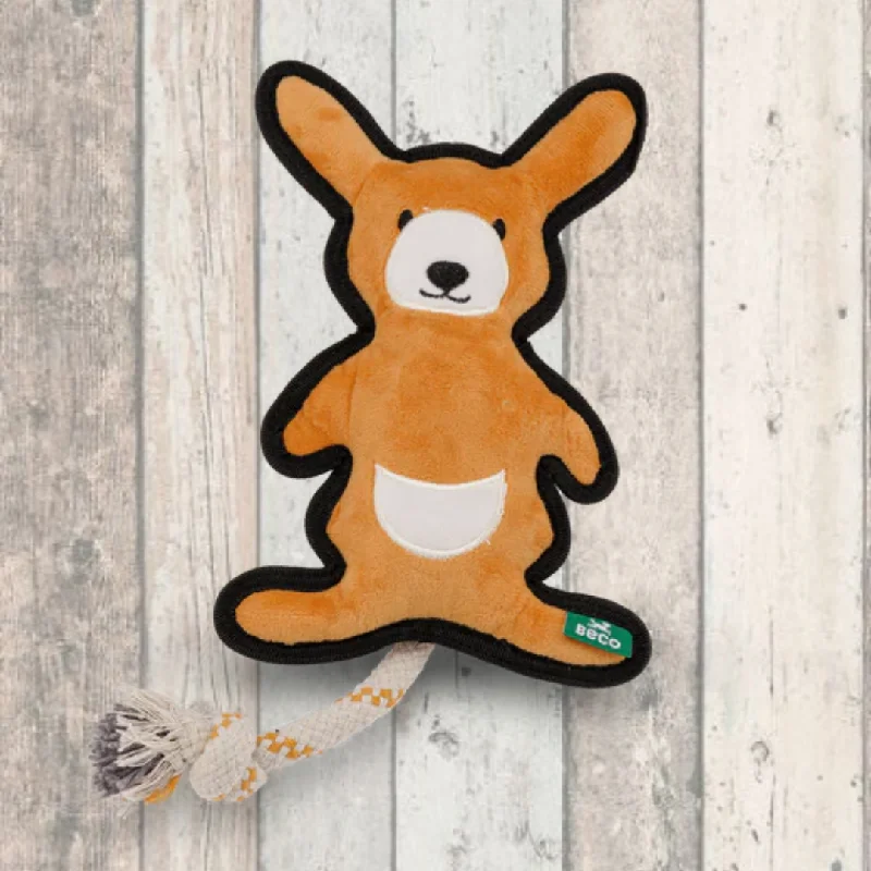 - Natural rubber pet toysBeco Recycled Tough Toy Kelly Kangaroo