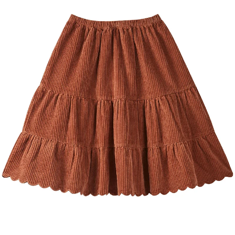 - Organic cotton dog bibsEmile et Ida Mahogany Tiered Skirt