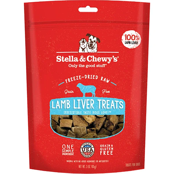 -Grain-free dog food recommendationStella & Chewy's Freeze Dried Lamb Liver Treats 3OZ