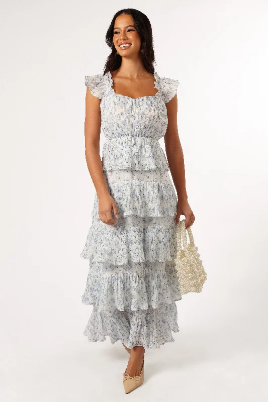 - Pet vitamin complex nutrition tabletsCayson Midi Ruffle Dress - Cream Lavender