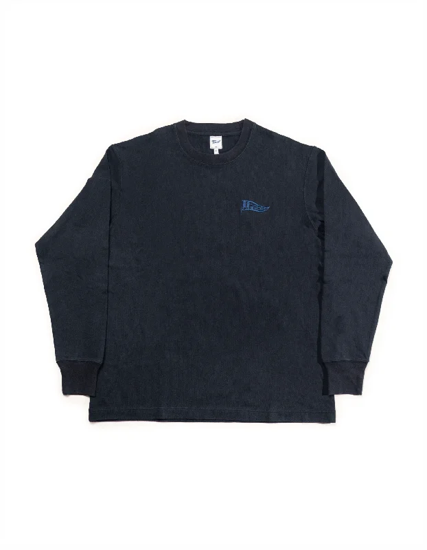  -Anti-scratch scratching board AND cat bed in oneLONG SLEEVE T-SHIRT - NAVY