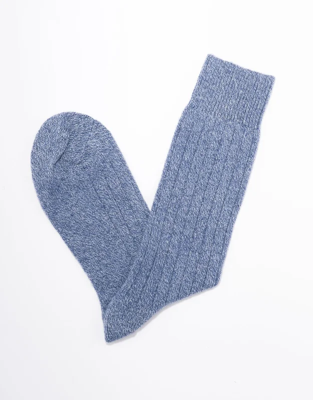 - Organic cotton dog bibsCASHMERE SOLID SOCKS - DENIM
