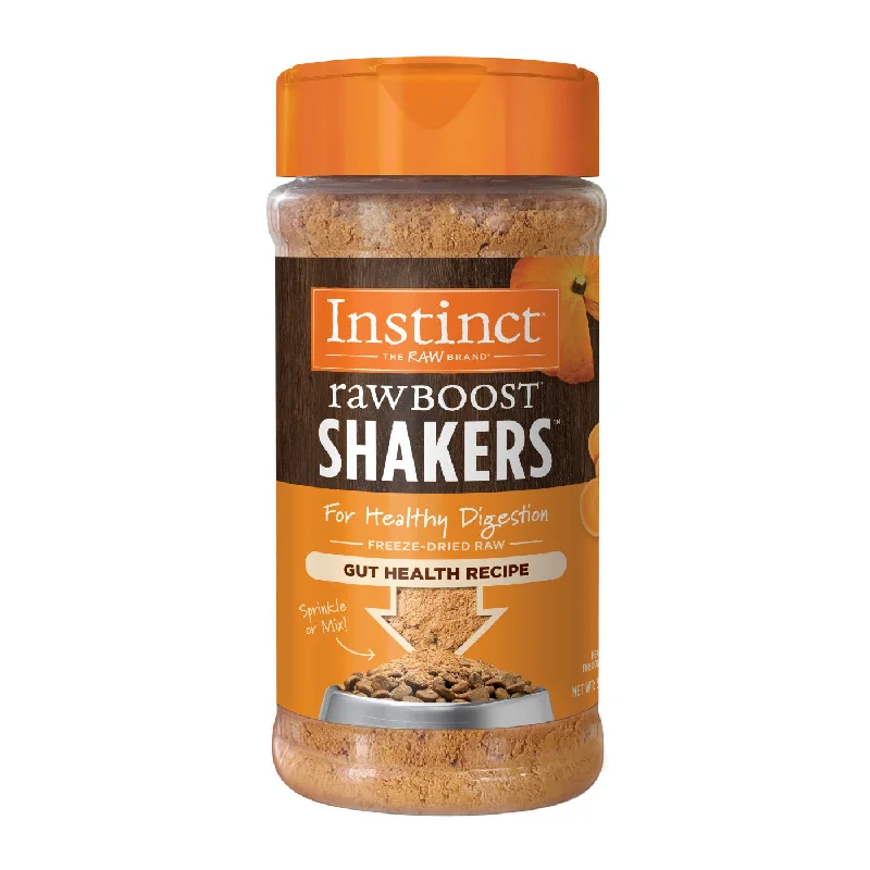 - Special food for puppiesINSTINCT® DOG FOOD RAW BOOST SHAKERS GUT HEALTH