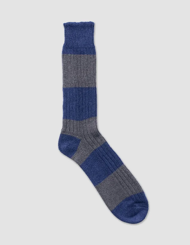 - Climbing pet constant temperature heating padCOTTON WIDE STRIPE SOCKS - NAVY/GREY