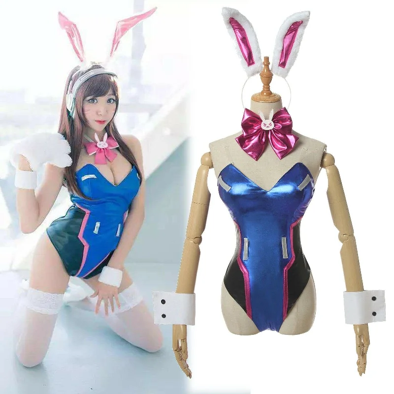 - Parrot climbing and standing wooden frameHolographic D.VA Cosplay Set