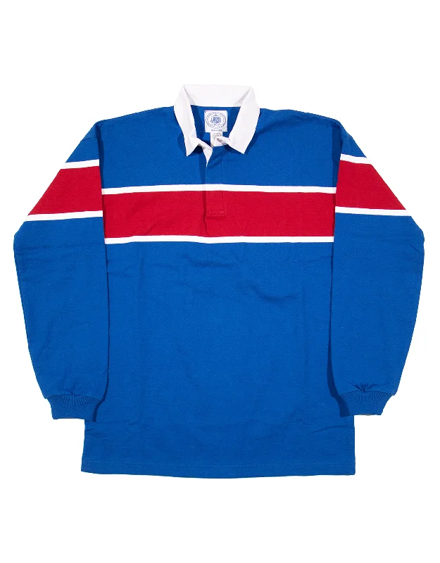- Chinchilla cooling ice nest ceramic plateSTRIPED RUGBY SHIRT - ROYAL/WHITE/RED