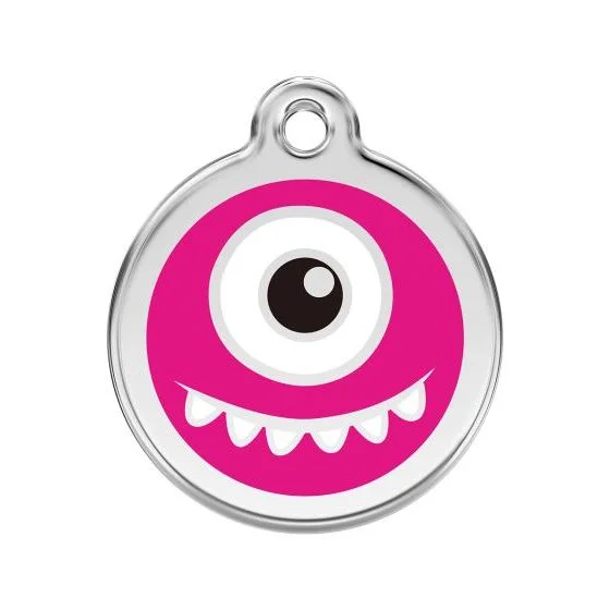 - Pet electric nail grinder silent modelStainless Steel And Enamel Monster Pink Dog ID Tag