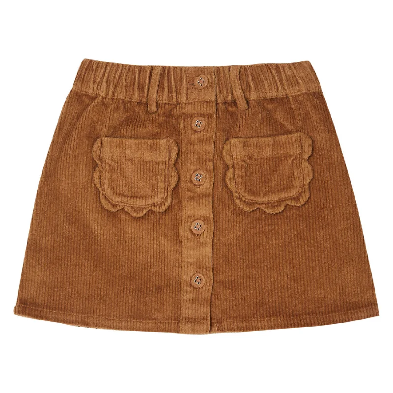 - Winter dog thick down jacketEmile et Ida Walnut Velvet Flower Pocket Skirt
