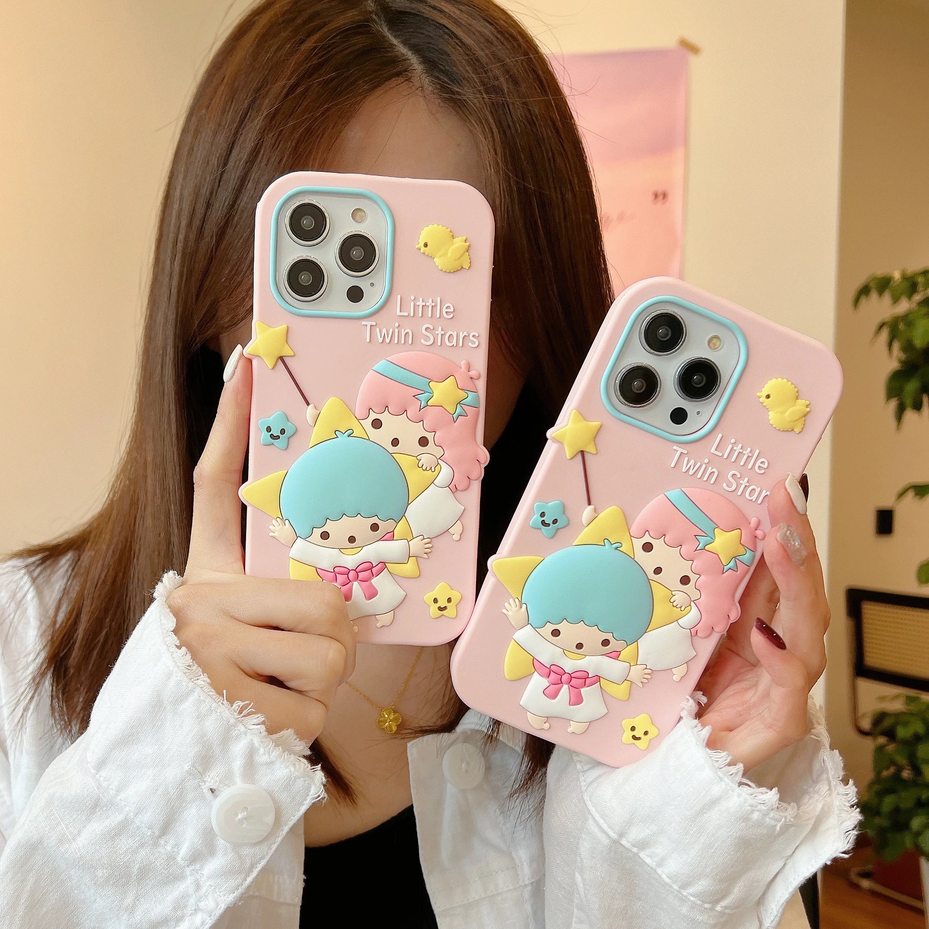 - Pet water dispenser UV sterilization versionTwin Star iPhone Case