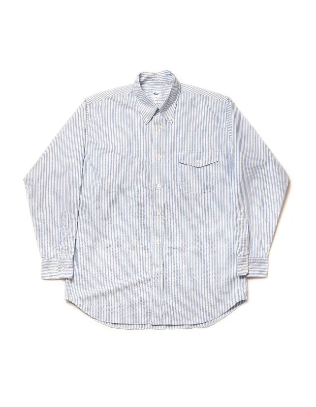 - Dog heart rate monitoring collarZEPHYR WEIGHT OXFORD SPORT SHIRT - BLUE STRIPE