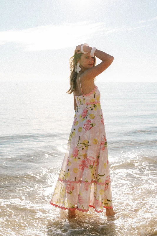 - Parrot climbing and standing wooden frameLayla Maxi Dress - Acacia Blossom
