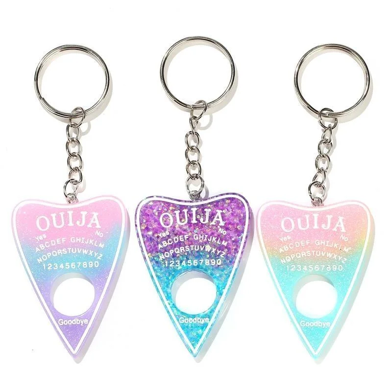 - Solid wood cat climbing frame customizedPastel Ouija Keychain