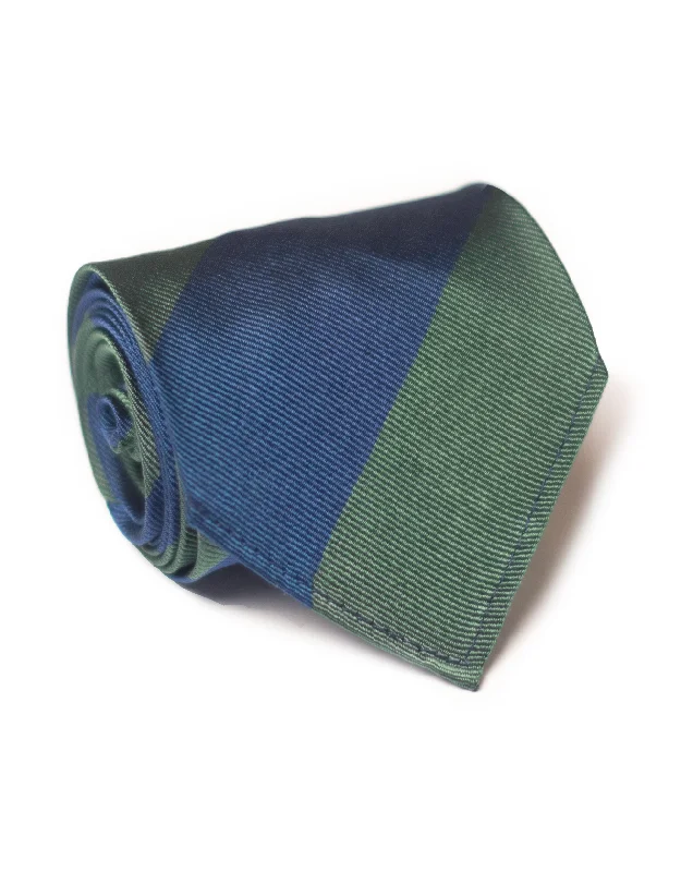 - Postoperative pet anti-licking Elizabethan collarGUARD STRIPE UNLINED TIE  - NAVY/GREEN