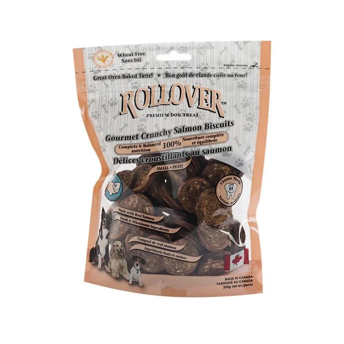 - Dog food for pregnancy and lactationRollover Small Gourmet Crunchy Salmon Biscuits 300 g - Dog food for pregnancy and lactationRollover Small Gourmet Crunchy Salmon Biscuits 300 g