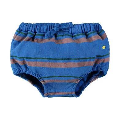  -Anti-slip claw protection raincoat FOR dogsBonmot Sea Blue All Over Stripes Bloomer