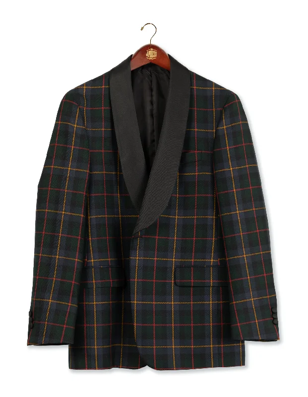- Pet smart GPS locatorNAVY GREEN W/ RED/GOLD WINDOWPANE DINNER JACKET