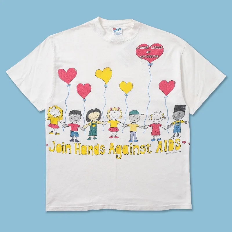 - Pet fence foldable indoor1993 Join Hands Against Aids T-Shirt Medium