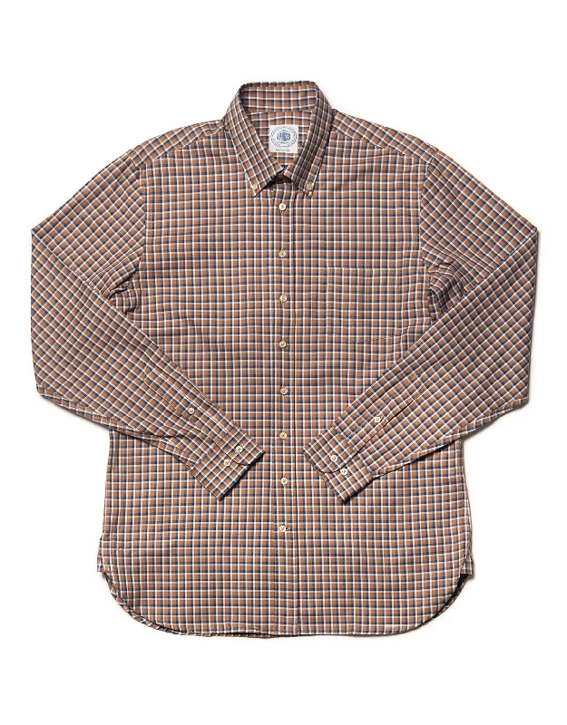 - Organic cotton dog bibsBROWN WITH NAVY/WHITE PANE SPORT SHIRT