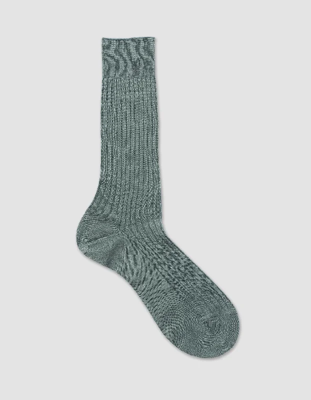 - Foldable and portable cat bagSOLID COTTON  SOCKS - GREEN