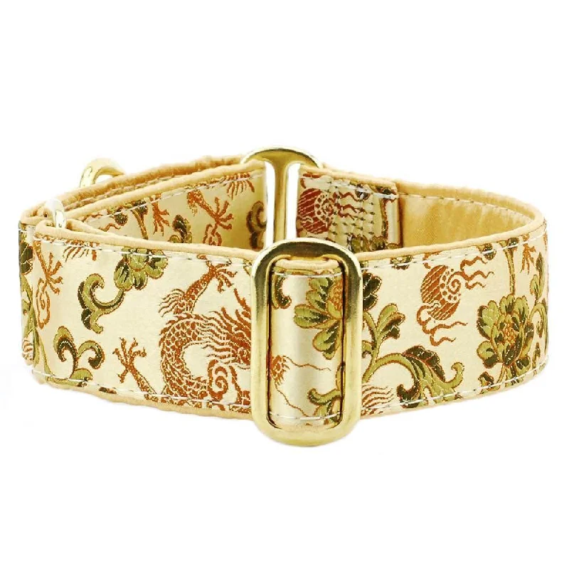 - Natural latex pet mattressDragon Silk Brocade Dog Collar Bronze M Martingale 1"