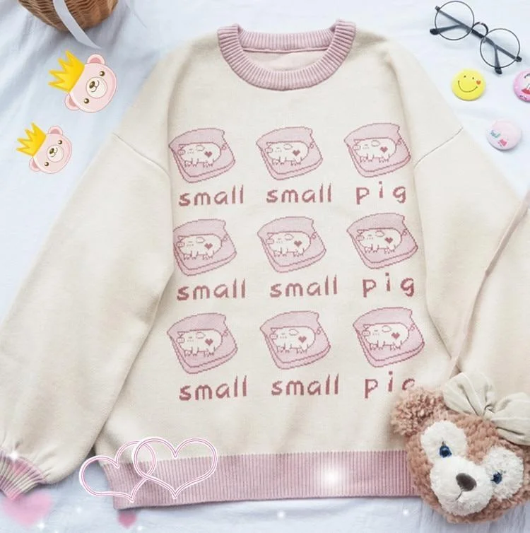  -Non-contact cat thermometerLittle Piggy Crewneck